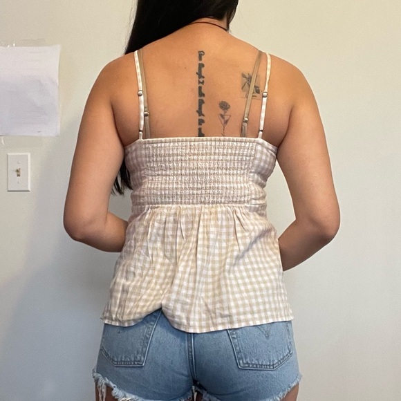 🤍 Old Navy Gingham Spaghetti Strap Top – Size Small 🤍 - Picture 4 of 8